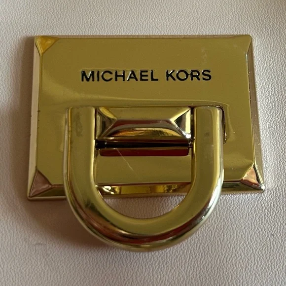 Michael Kors $558 EUC Blush Pink Manhattan Studded Shopper Tote bag EUC - Picture 6 of 8